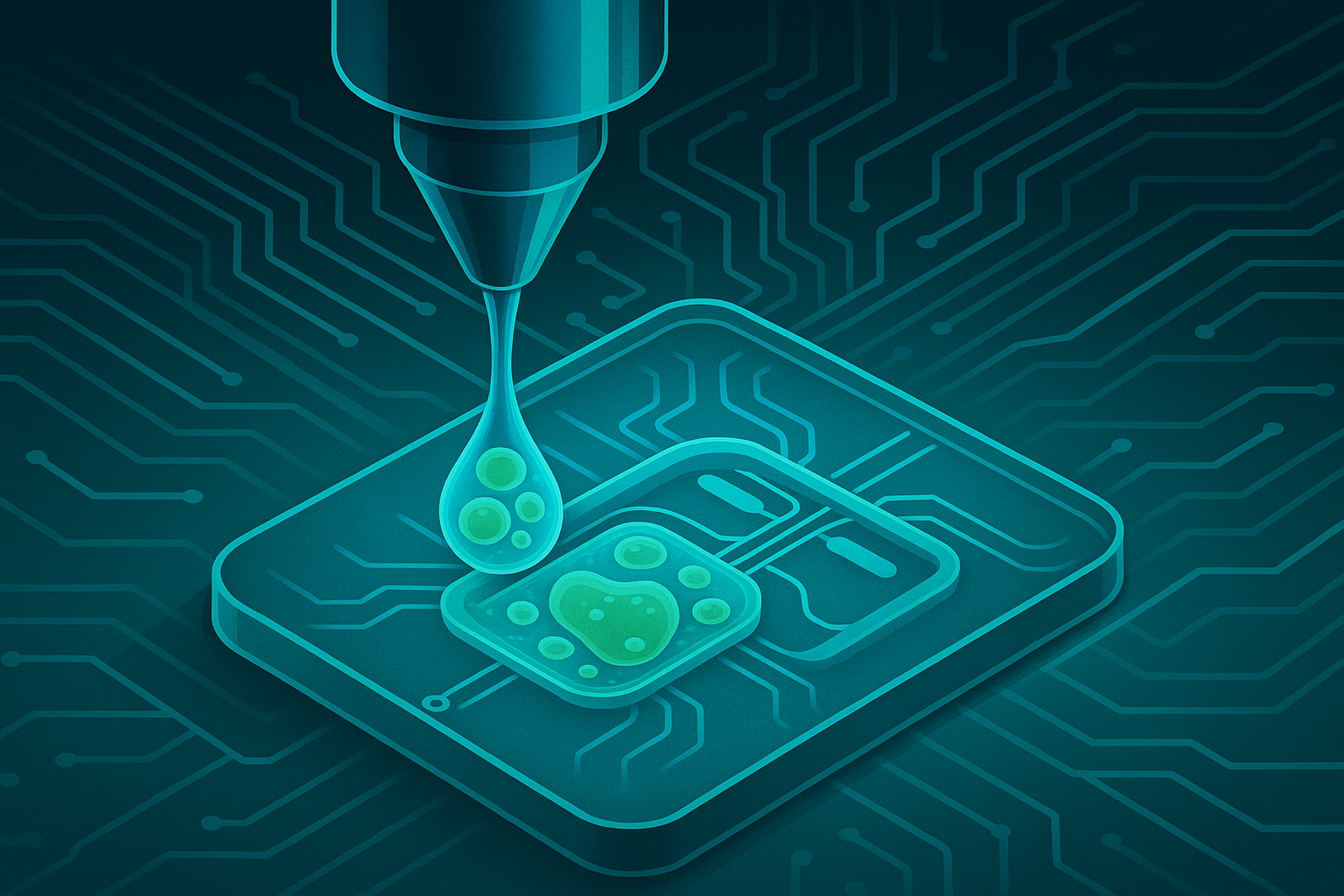 3D bioprinter dispensing cell-laden bioink